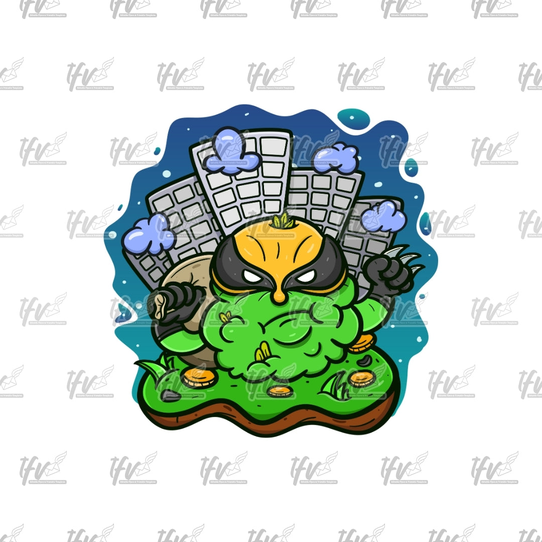 Wolverine Weed Clip Art