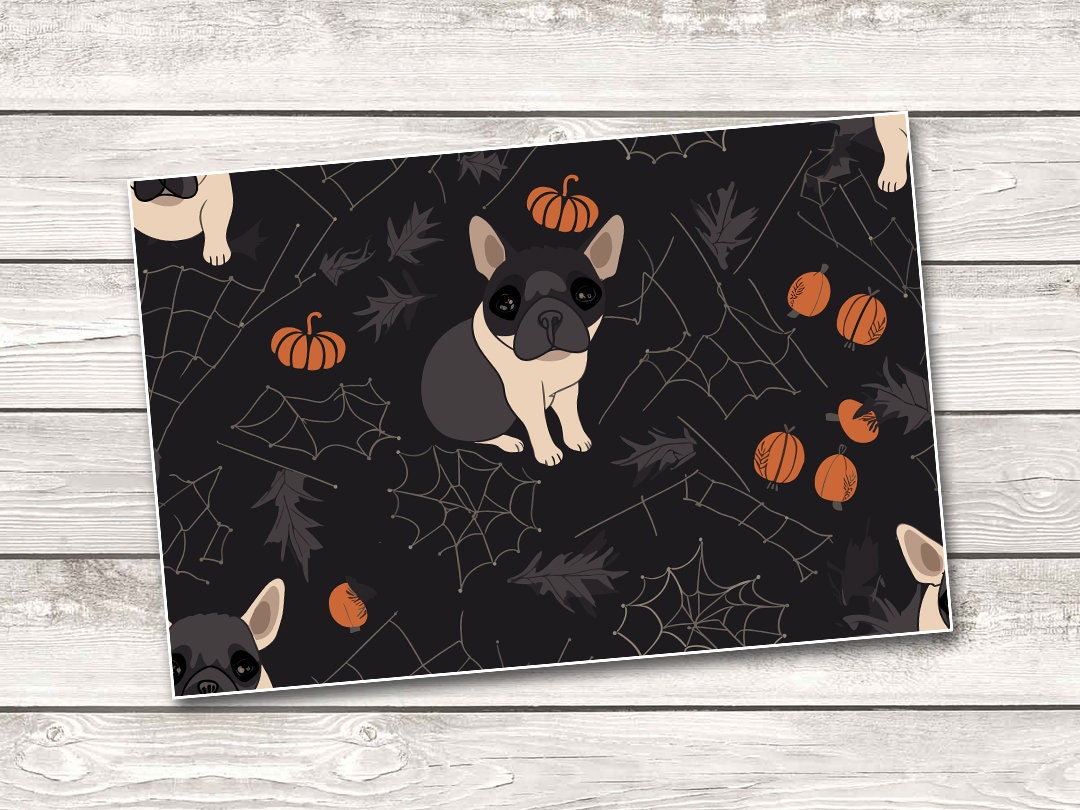 Puppy Halloween Pattern 20 Oz Skinny Tumbler Wrap