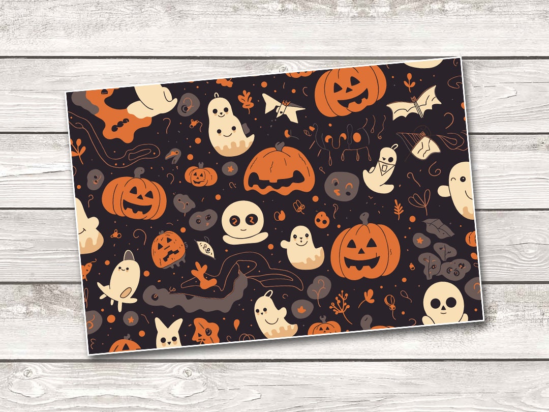 Vintage Halloween 20 Oz Skinny Tumbler Wrap