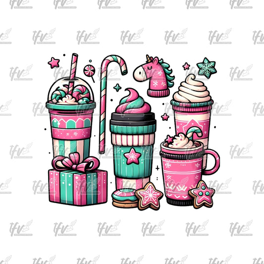 Christmas Coffee Clip Art