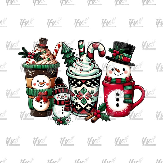 Christmas Drinks Clip Art