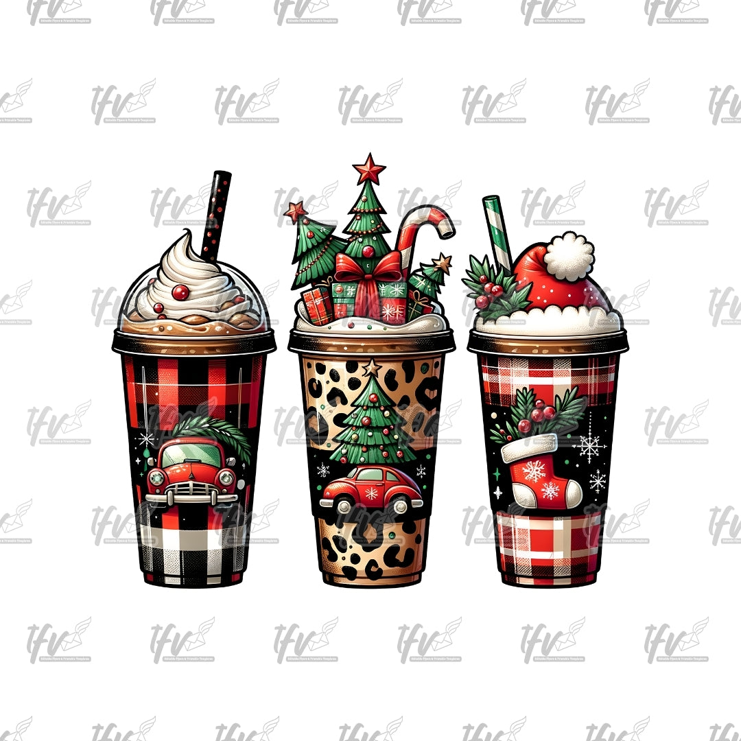 Christmas Coffee Clip Art