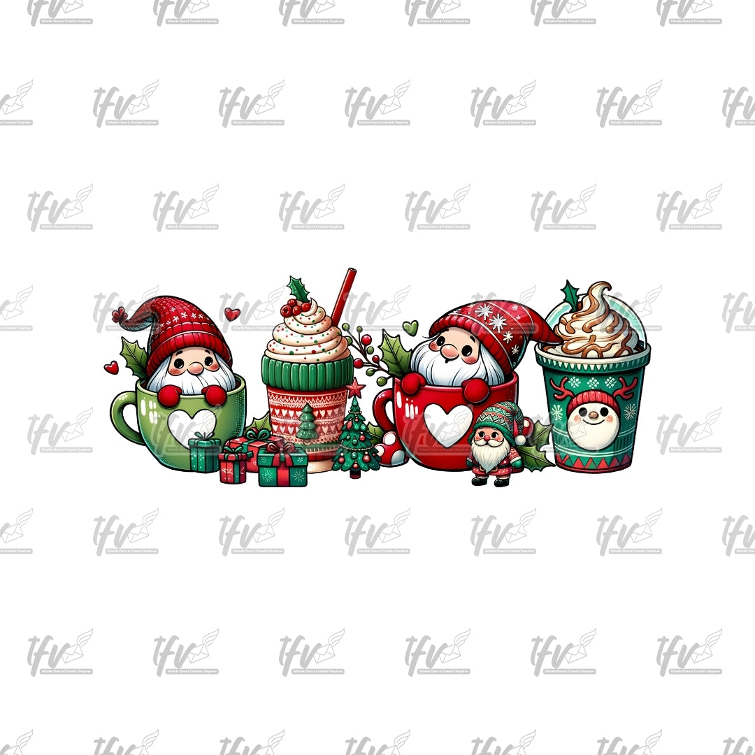 Christmas Coffee Clip Art