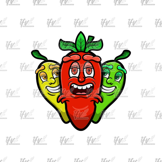 Hot Peppers Clip Art