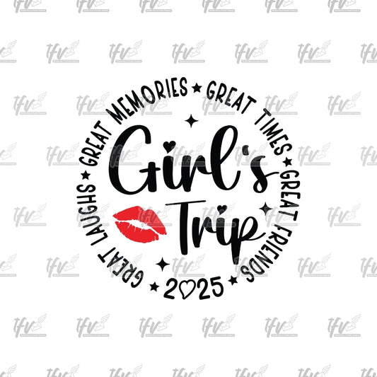Girls Trip 2025 Clip Art
