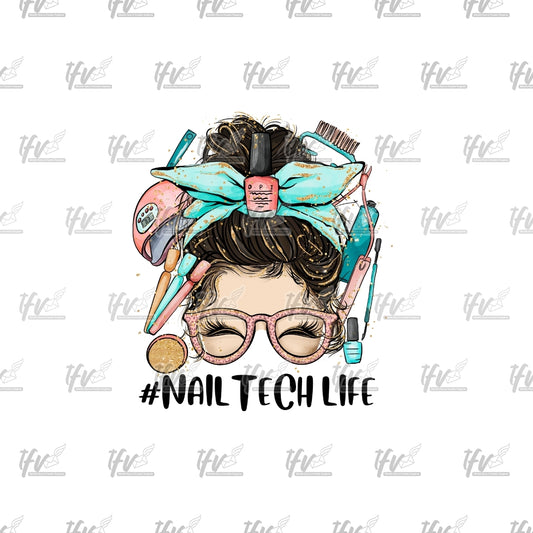 Nail Tech Life Clip Art