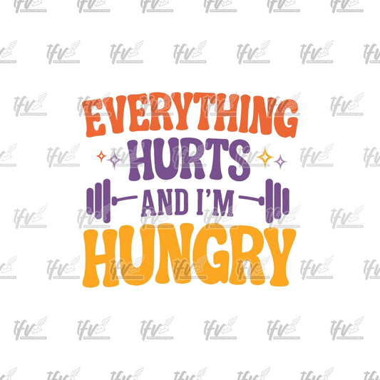Hungry Quote Fitness Clip Art