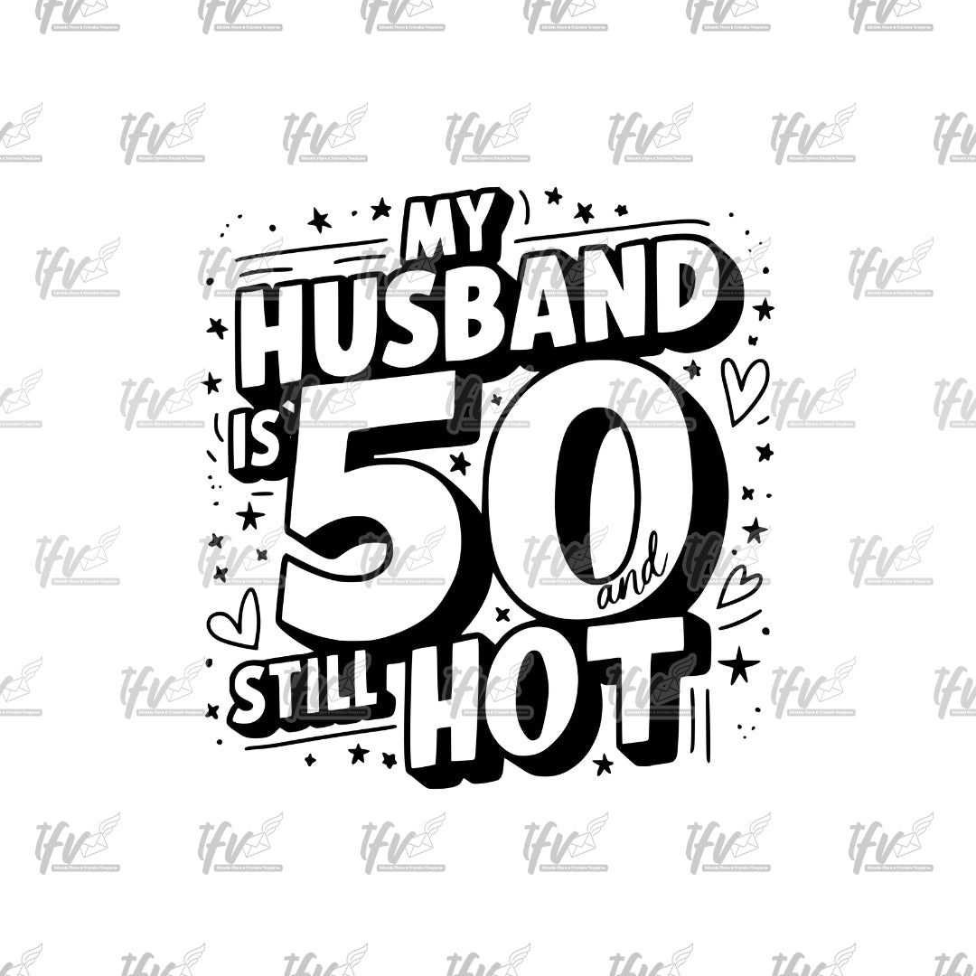 Husband 50th Clip Art