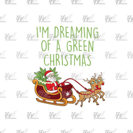 Weed Christmas Clip Art