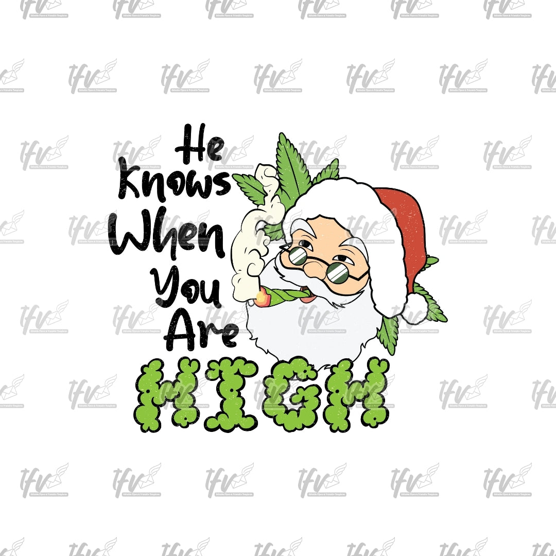 Christmas Marijuana Clip Art