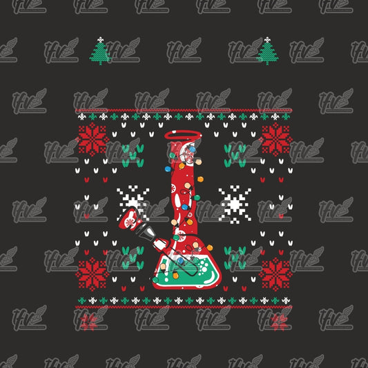 Ugly Christmas Sweater Bong Clip Art