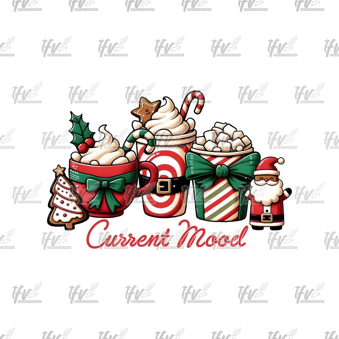 Christmas Coffee Clip Art