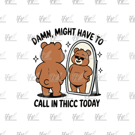 Thicc Bear Clip Art