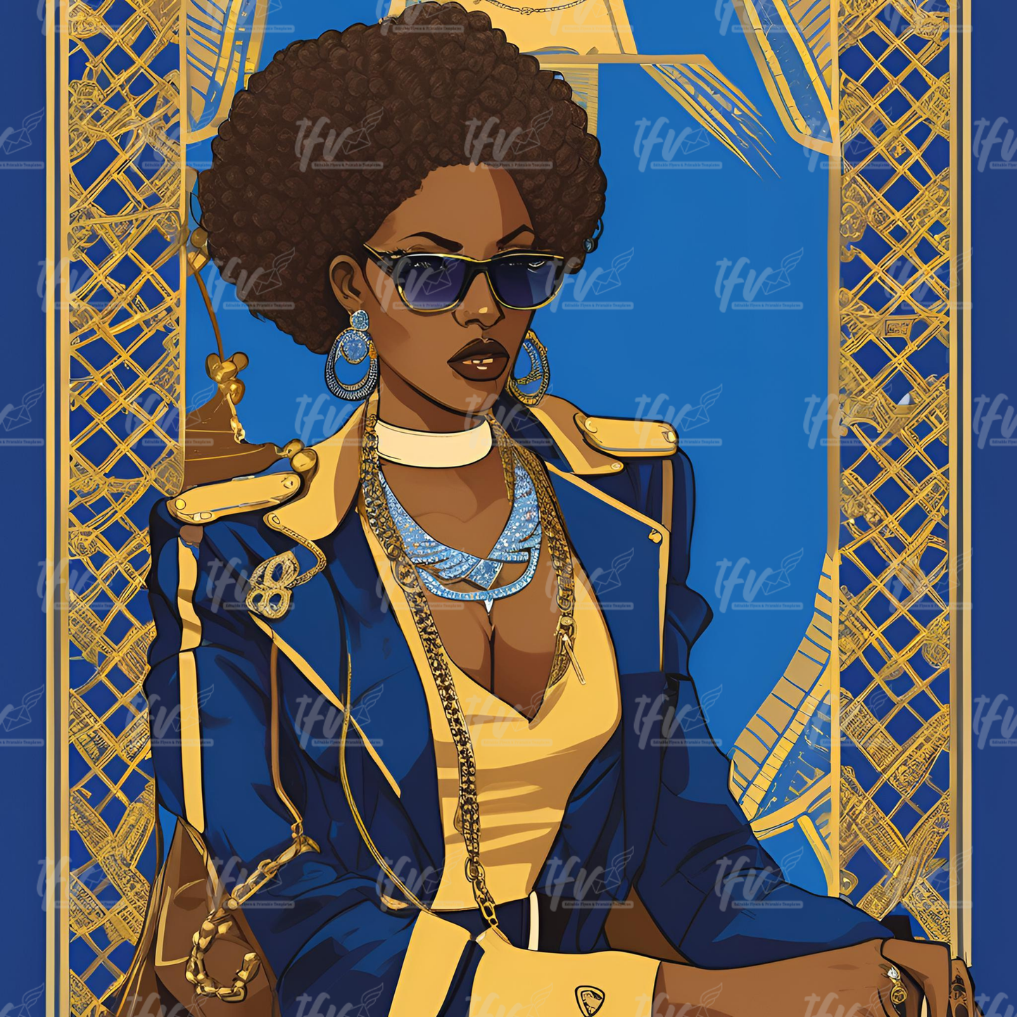 Sigma Gamma Soror Insipired Digital Illustration