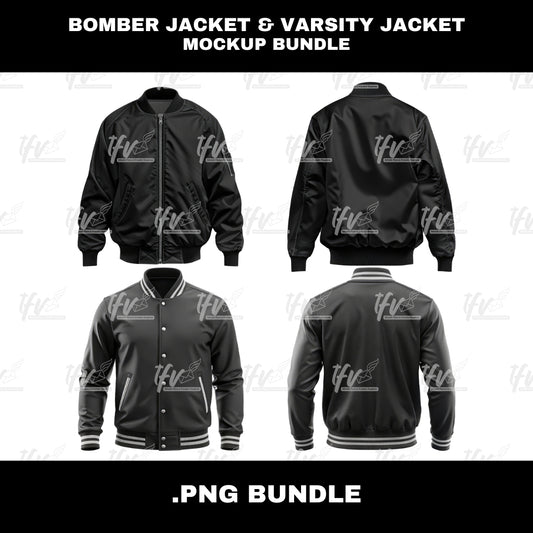 Varsity Jacket Mockup, Bomber Jacket Mockup