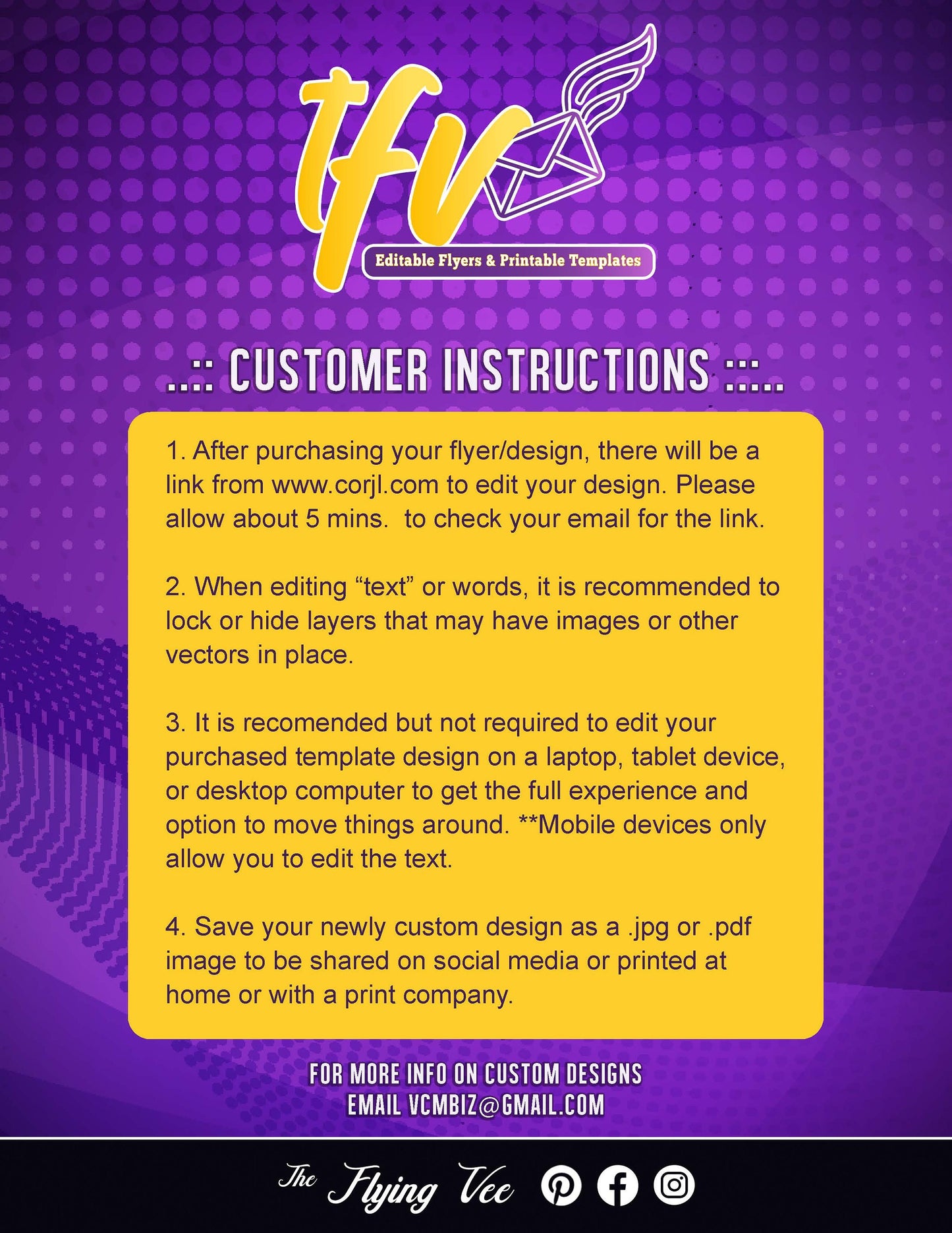 Academic Tutor Flyer – Editable Template (Corjl Design)
