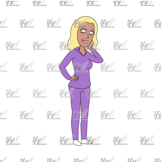 Black Woman Animation, Black Woman Clipart, Black Girl Digital Art, African American Cartoon, Sublimation Art, Png, Cartoon Clipart 2