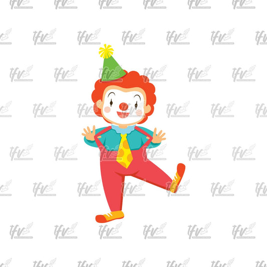 Circus Clown Png, Clown Clipart, Carnival Clown, Cartoon Clipart, Carnival Clip Art, Digital Download, Sublimation Art, Printable Art