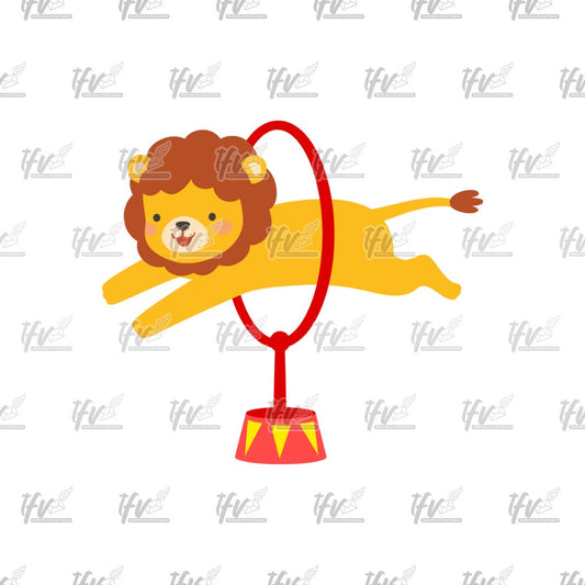 Circus Lion Clip Art