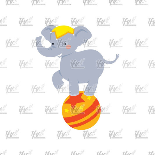 Circus Elephant Clip Art