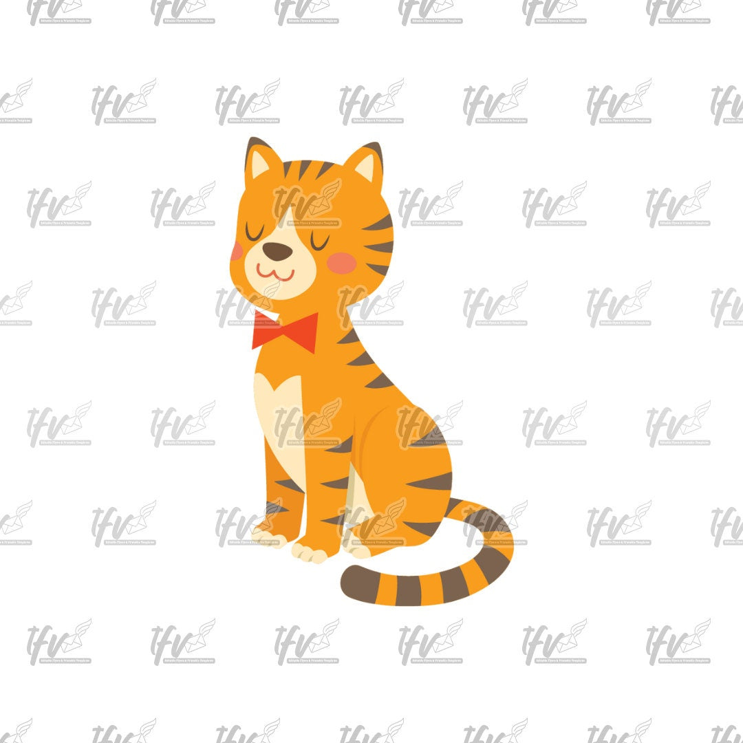 Circus Tiger Clip Art