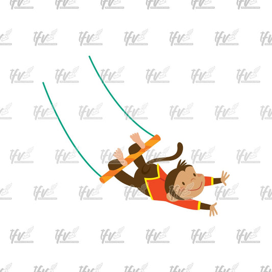 Circus Monkey Clip Art