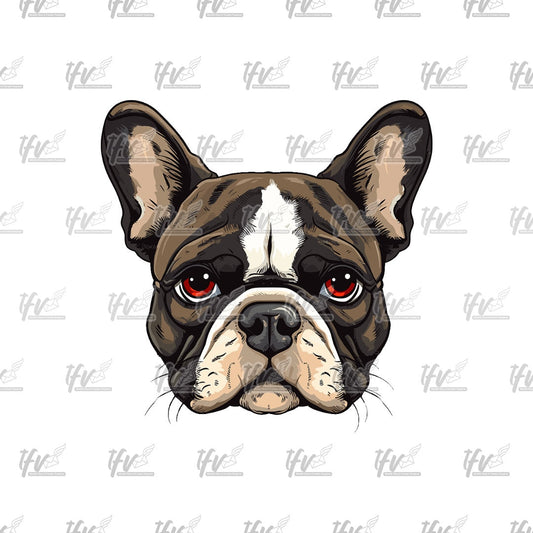 Cute French Bulldog Clip Art