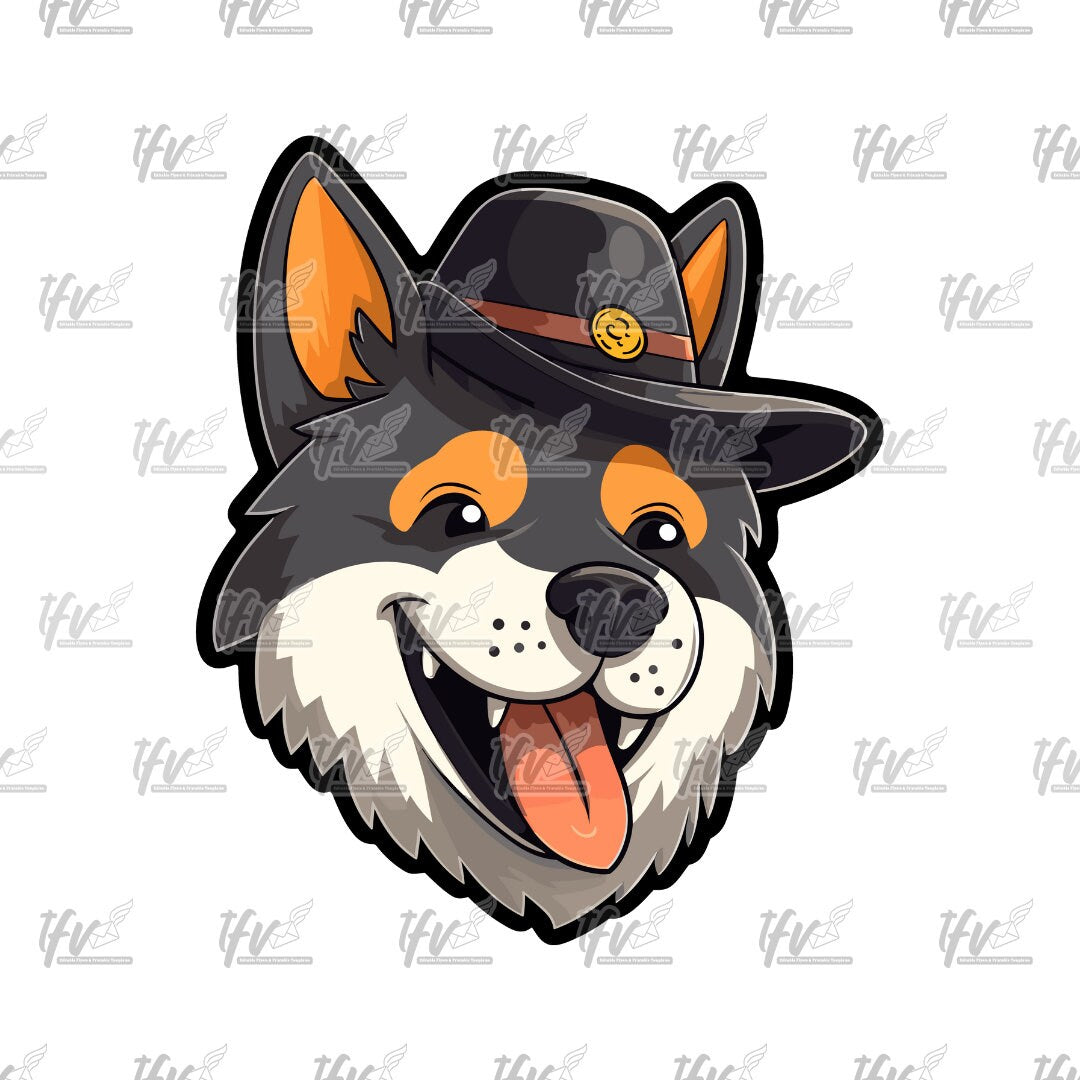 Cute Halloween Dog, Halloween PNG, Halloween ClipArt, Halloween Cartoon, Dog Cartoon, Halloween Sublimation Design, Witch Dog Clip Art