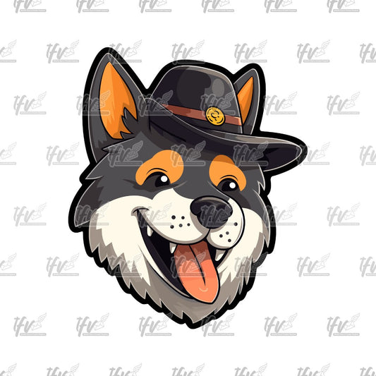 Cute Halloween Dog, Halloween PNG, Halloween ClipArt, Halloween Cartoon, Dog Cartoon, Halloween Sublimation Design, Witch Dog Clip Art