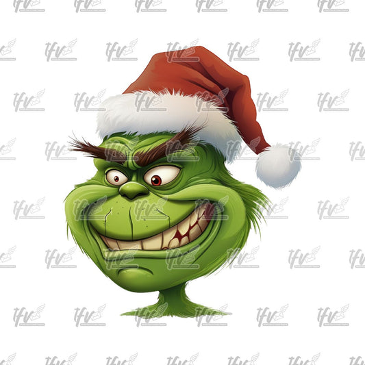 Santa Clause, Christmas Clip Art, Santa PNG, Vector Art, Cartoon, Grinch Clipart, Christmas Clipart, Christmas Sublimation, Clip Art, Grinch