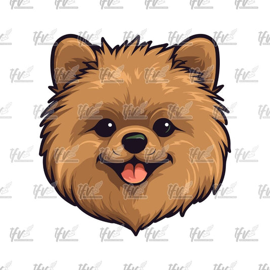 Furry Dog Clip Art