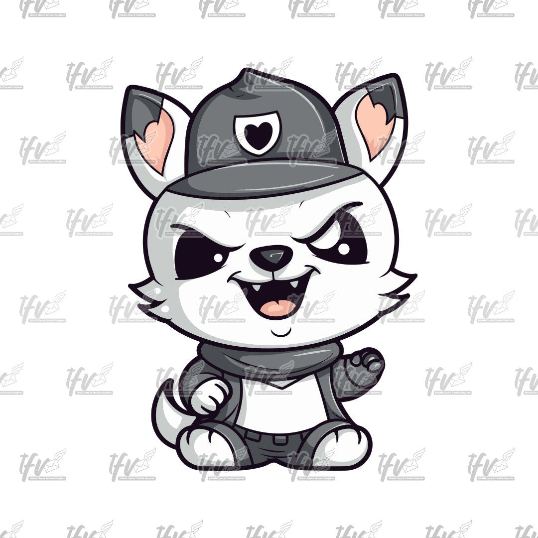 Angry Bear, Panda Clipart, Panda Hoodie, Panda, Cute Bear Clipart, PNG, Vector Art, Cartoon, Animal Illustration, Sublimation, Clip Art