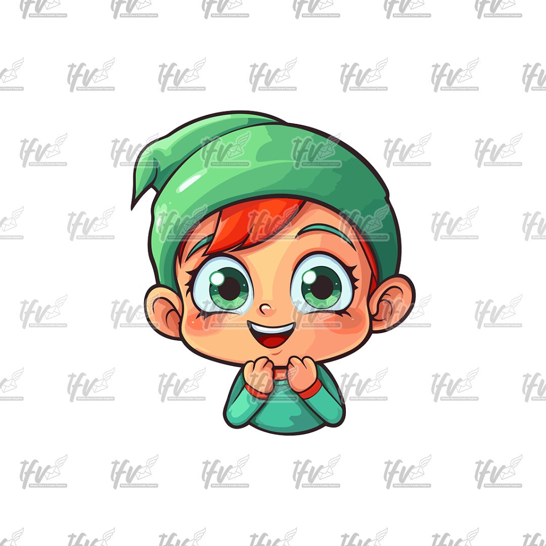 Cute Elf Clip Art