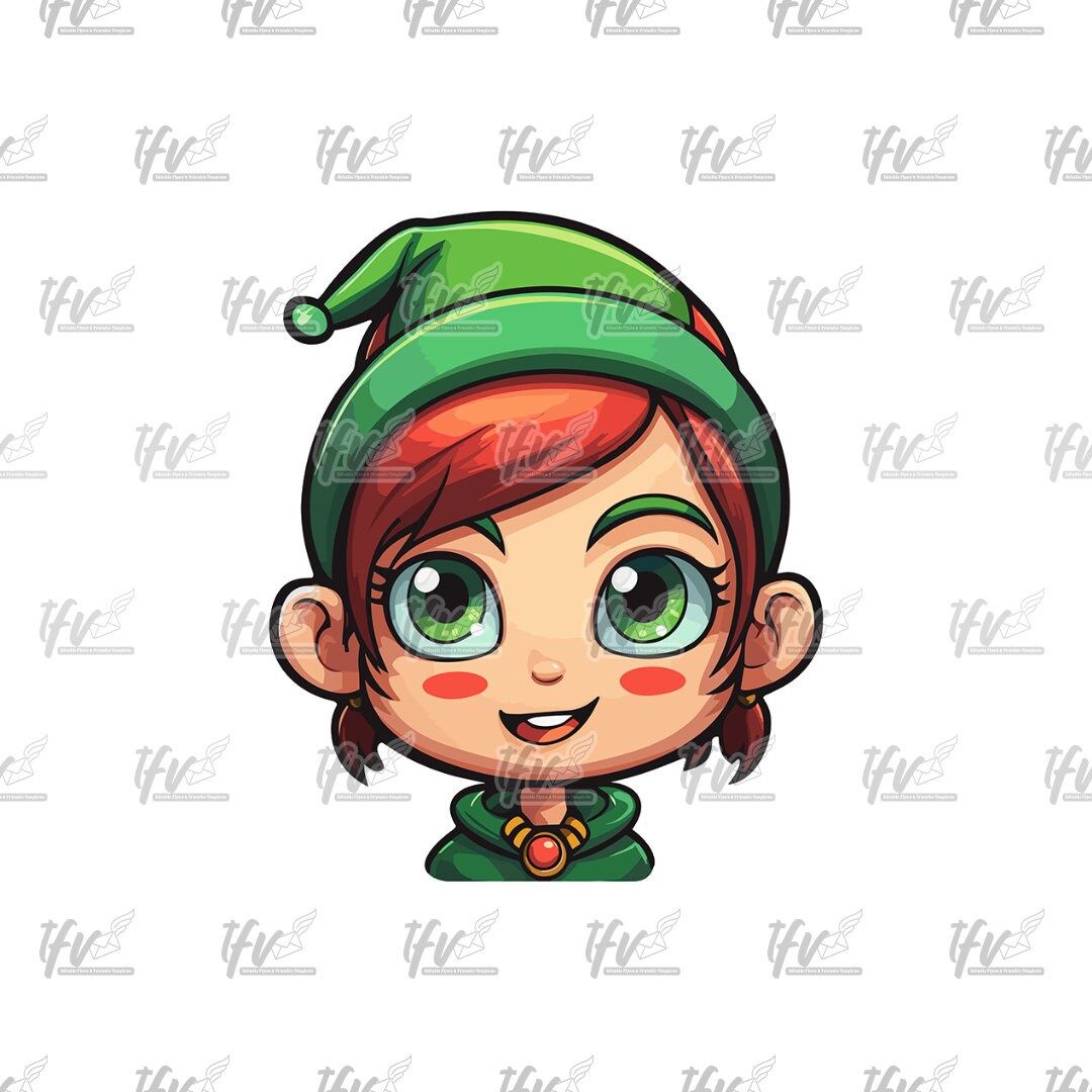Cute Elf Clip Art