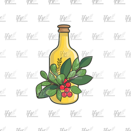 Christmas Bottle Clip Art