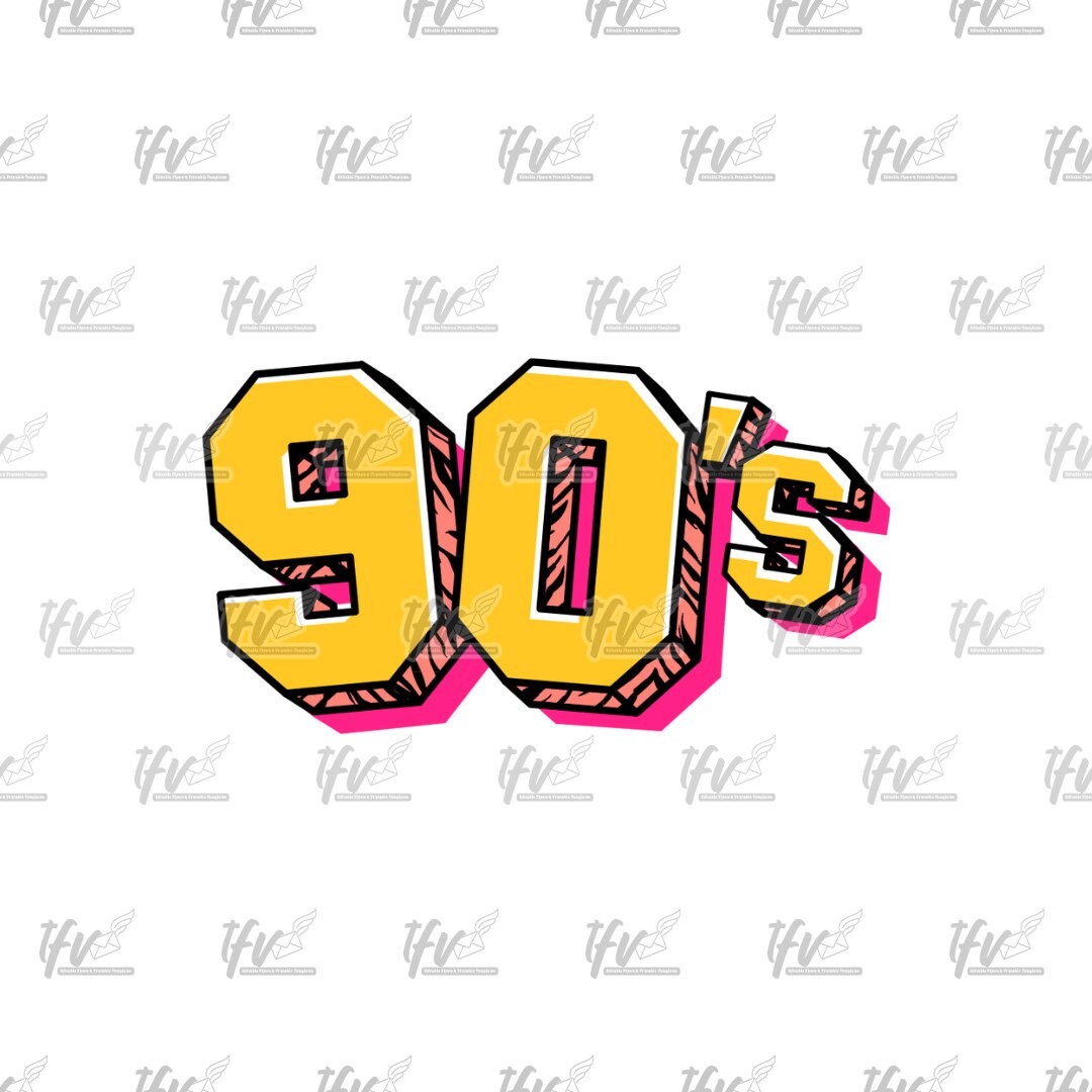 Retro 90s Digits