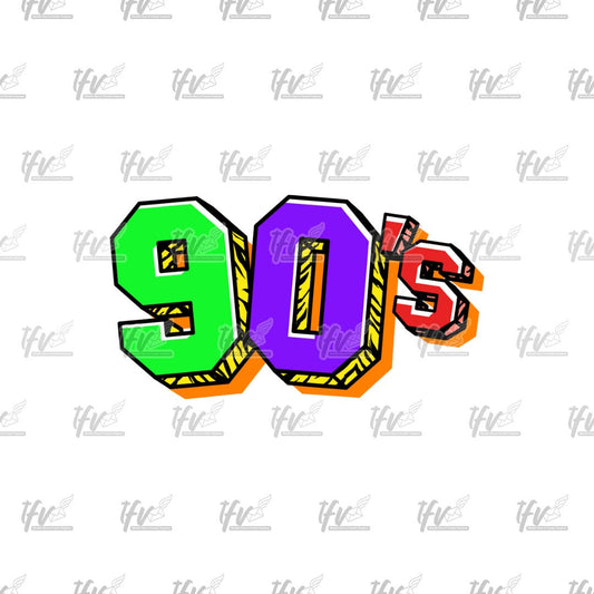 Retro 90s Digits