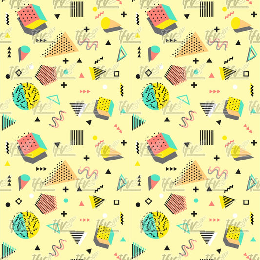 Fresh Prince 90s Pattern Seamless Background