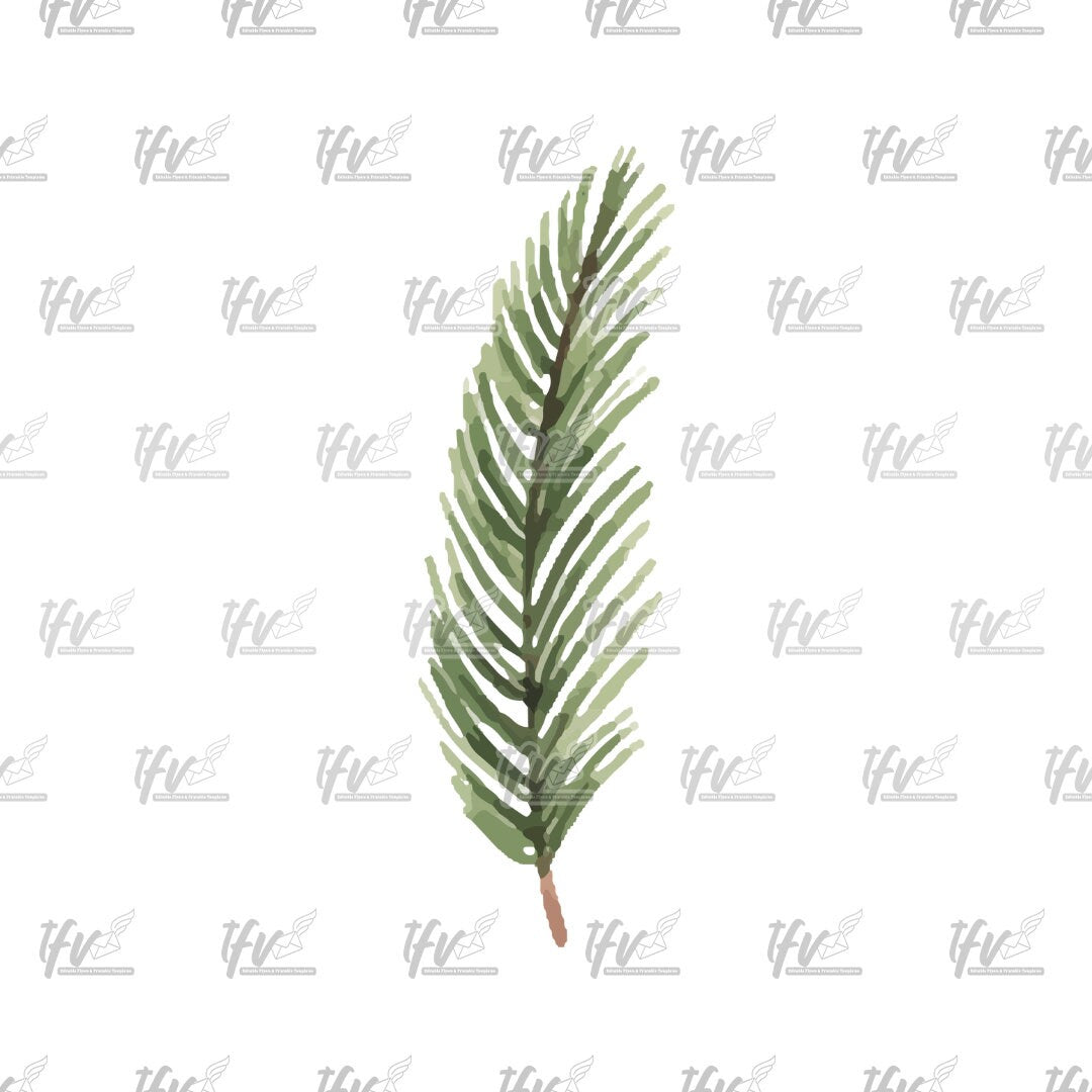 Christmas Clipart, Christmas Trees Fir Watercolor Vector, Christmas ClipArt, Christmas, Christmas Leaves Sublimation, Sublimation Design