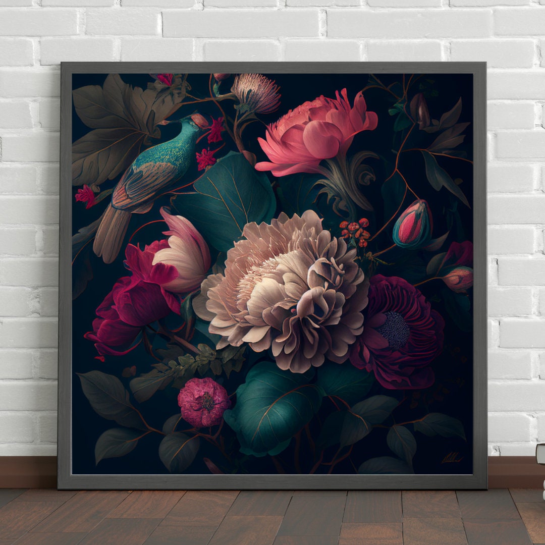 Abstract 3D Floral Pattern