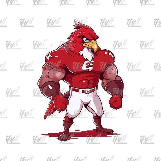 Sports Png, Sports Bird, Cardinal Png, Football Png, Football Player, Sports Mascot, Mascot Png, Firebird Png, Bird Clip Art, Sublimation