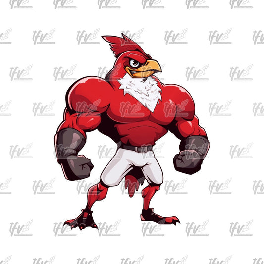 Football Clip Art, Bird Clip Art, Cardinals Png, Cardinal Clip Art, Fun ClipArt, Sublimation, Cut File, Illustration, Football Player Png