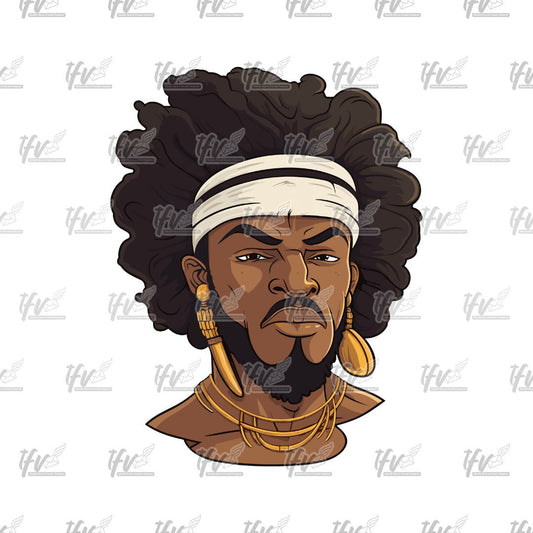 King Png, Black King Png, African American Cartoon, Black Artist, Png, Sublimation, Cut File, Illustration, Animation, Clipart, Digital Art