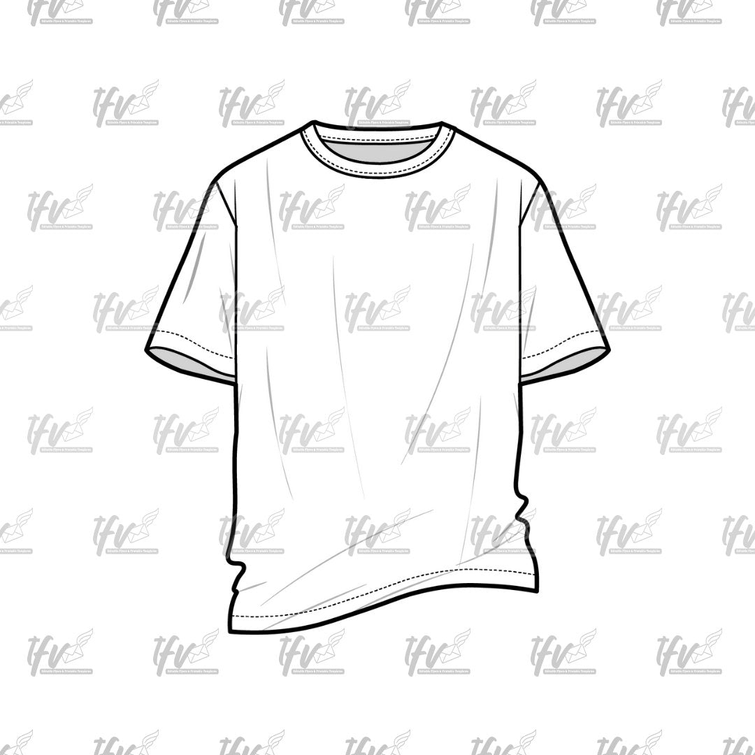 Apparel Mockup - Loose T Shirt