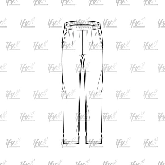 Athletic Pants Mockup, Track Pants Mockup, Apparel Mockup, Vector Illustration, Technical Drawing, Tech Pack, Procreate Files, Fashion Print