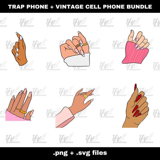 Pro Nails Svg, Nails, Nails Png, Pretty Nails, Beauty Icons (Bundle)