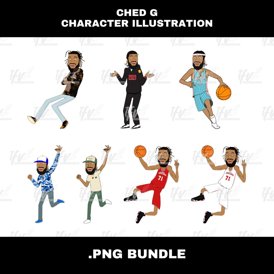 Cool Guy Character Illustration (Bundle)